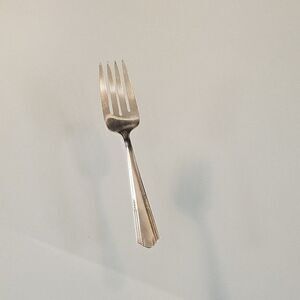 Salad Fork 1933 Simplicity Pattern Wallace Deerfield Silverplate 6 inch